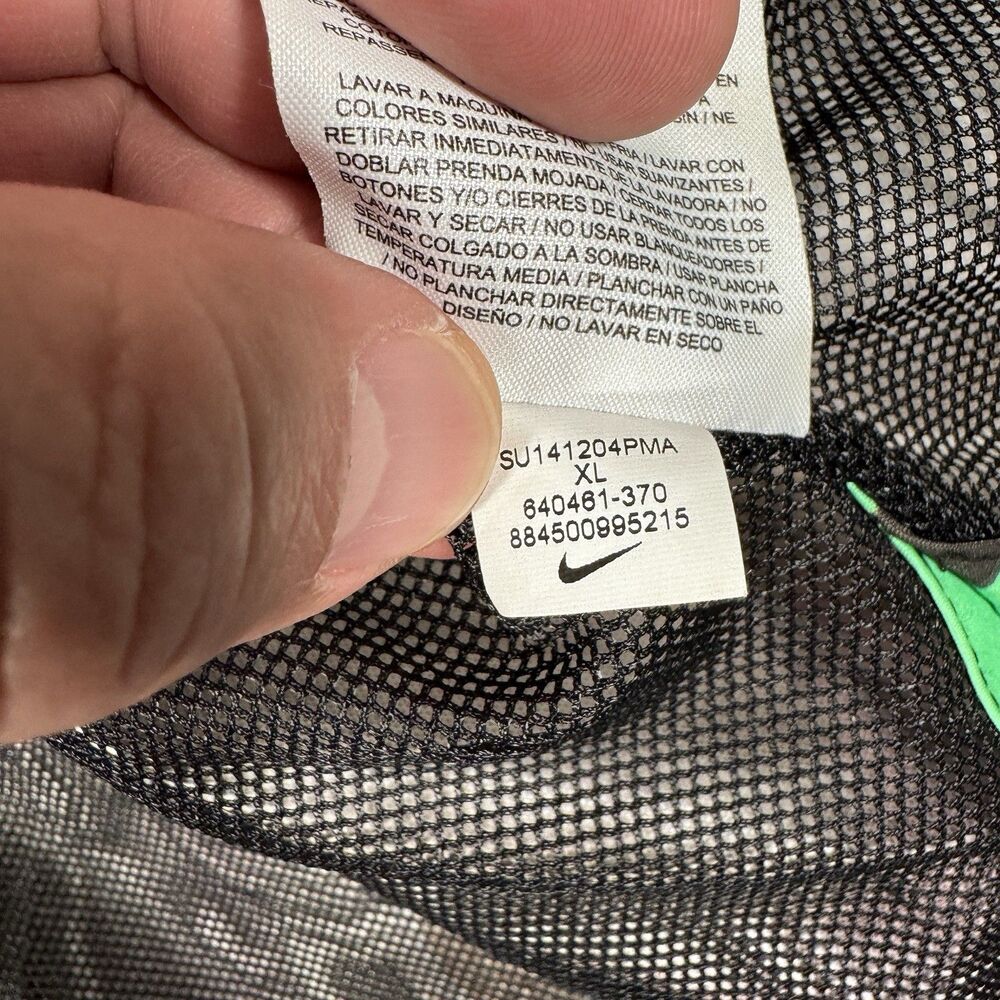 Nike FC Real Bristol FCRB Storm-Fit Rain Jacket Mens XL Gray Camo Warm Up Hood - Picture 13 of 16